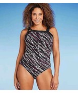 AQUA GREEN Women&#39;s Asymmetrical Shoulder One Piece Swimsuit Size Large NWT - $13.52 CAD