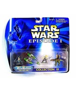 STAR WARS EPISODE 1 MICROMACHINES COLLECTION 3, INKLUSIVE FIGUREN +... - £24.33 GBP