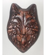Carved Wolf Face WallHanging - $381.11 MXN