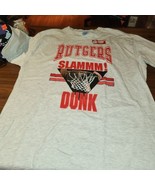 Vintage 1990 Rutgers  NCAA Mens T-Shirt single stitch size XL - $32.47