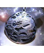 HAUNTED NECKLACE THE NIGHTFLAME ONYX DRAGON HIGHEST LGHT COLLECTION MAGICK  - $693.77