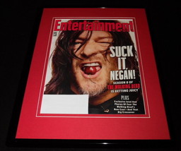 Walking Dead Norman Reedus Framed ORIGINAL 2018 Entertainment Weekly Cover - £27.68 GBP