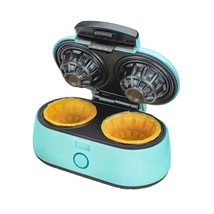 Brentwood Double 3.5 Inch Waffle Bowl Maker in Blue - £73.98 GBP