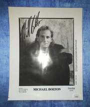 Michael Bolton Hand Signed Autograph 8x10 Photo COA - $160.00