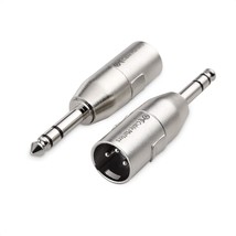 Cable Matters 2-Pack 6.35mm 1/4 Inch TRS to XLR Adapter - Male to Male - £15.72 GBP