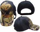 Hunters Will Do Anything For A Buck Black Back Camouflage Embroidered Ca... - $9.88