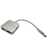 Sharkk Aluminum 4 Port USB 3.0 Hub Dock Extender 5V Power Adapter For La... - $17.17 CAD
