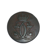 Denmark 1771 Christian VII 1 Skilling Dansk Copper Coin - $39.19