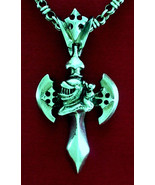 Mini Sterling Silver WARRIOR DAGGER PENDANT Men and Women. Heavy Rocker ... - $135.00
