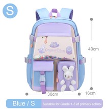 Cute Bunny Backpack for Girls Teenager Students Kindergarten Princess School Bag - £41.44 GBP