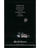 Silver Bullet original 1985 vintage one sheet movie poster - £155.58 GBP