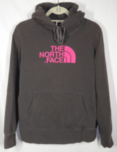 The North Face Women&#39;s Gray And Pink Hoodie Size Large - $19.99
