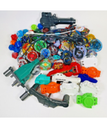 Huge Beyblade Lot - Blades Launchers Ripcords Parts Metals &amp; Plastics Co... - $86.91