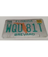 2002 Florida License Plate Brevard County Tag Official Real Authentic WQ... - £7.95 GBP