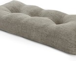 The 36X14X4-Inch Basic Beyond Indoor/Outdoor Bench Cushion Is Made Of Th... - $38.92