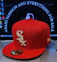 MLB-Chicago White Sox 59FIFTY Fitted New Era Red/white Hat  New - $494.95 MXN