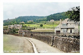 ptc5674 - Derbys. - Early view of Grand Houses in Grindleford Village, print 6x4 - £2.19 GBP