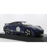 Minichamps Porsche 911 (992) Sport Classic Metallic Blue 2022 1:18 Model Car - $184.95
