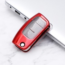 TPU Car Folding Flip Key Case Cover Keychain for  Fiesta Focus 2 Falcon Eco Esca - £31.74 GBP