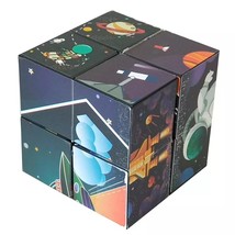 Galaxy Space Cubes Easter Basket Fidget Toy, Cool Mini Gadgets to Relieve Stress - £6.93 GBP