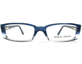 Giorgio Armani Eyeglasses Frames 2017 582 Blue Clear Fade Rectangular 50-16-135 - $93.29