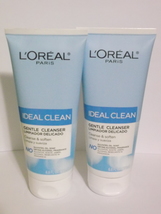 L&#39;oreal Paris Ideal Clean Gentle Gel Cleanser Daily Foaming 6.8 oz (LOT OF 2) - £11.92 GBP