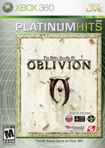 Elder Scrolls IV Oblivion - Xbox 360 (Platinum Hits) [video game] - $43.51