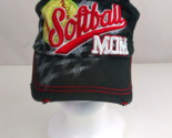Pit Bull Softball Mom Women&#39;s Jeweled/Beaded Embroidered Adjustable Base... - $12.60