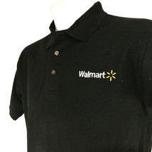 WALMART Associate Employee Uniform Polo Shirt Black Size M Medium NEW - £20.05 GBP