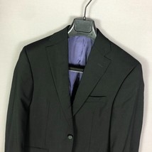Jack Victor Men&#39;s Black Stripe New York SPJ 365 Wool Suit Jacket Size 36... - £63.80 GBP