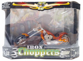 Motor Max Iron Choppers (Gold/Orange) 1:18 Scale Diecast 76278 w/Box - £17.35 GBP