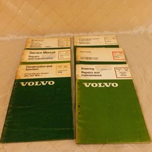 Volvo Service Manuals x6 1970s Steering Fault Tracing Electrical Repairs Maint - £45.50 GBP