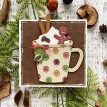 Warm Winter Mug Die Set.  Elizabeth Craft Designs. Warm and Cozy. CLEARANCE image 2