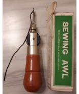 Vtg Handy Sewing Awl Leather Craft Lock Stitch Popular Products #1331-S ... - £14.06 GBP