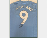 Erling Haaland Hand Signed Framed Manchester Sity Jersey With COA - £273.09 GBP