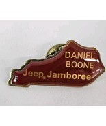 Daniel Boone Nat&#39;l Forest Jeep Jamboree Lapel Pin Brick Red Red River Go... - $18.76