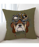 Cool Pilot Bulldog Cushion Cover - $239.17 MXN
