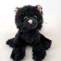 Ganz Webkinz Black Cat Plush HM135 Retired No Code Kitty Stuffed Animal - £6.62 GBP