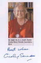 Cicely Saunders Hospice Movement Founder Hand Signed Photo - £23.97 GBP