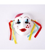 Ceramic Circus Clown Face Woman 5.5&quot; Figurine Statue Sculpture Wall Art ... - $16.83