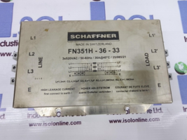 Schaffner FN351H-36-33 EMC / EMI power Line Filter High Performance Filters - $154.26