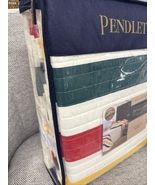 Pendleton Collection Glacier Park Horizontal Stripes Twin Quilt Set 2 New ~ - $119.99