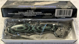 Frost Cutlery Black Stainless Steel 5" Tactical Folder Pocket Knife 15-284b - £8.53 GBP