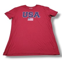 USA Shirt Size 2X Great American Lakes And Timber GALT Patriotic Graphic Tee Red - £20.84 GBP