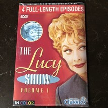 The Lucy Show Volume 1 DVD I Love Lucy 4 Full Length Episodes In Color - $9.40