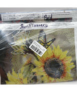 5D Diamond Painting Kits 30 cm x 40 cm Sunflowers/Bird Lot of 2 NEW - $256.85 MXN
