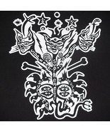 SUPREME LONG-SLEEVE T-SHIRT ~ Sz L / LARGE ~ CLAYTON PATTERSON CAT DESIG... - $49.45