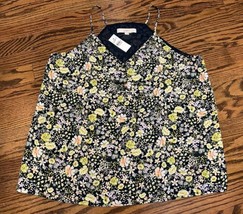 NEW LOFT Women’s Floral Sleeveless Blouse Size Large NWT - £26.87 GBP