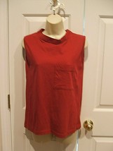 styles to go DARK RED 100% cotton  sleeveless  top X small( RUNS BIG) S/M - $12.86