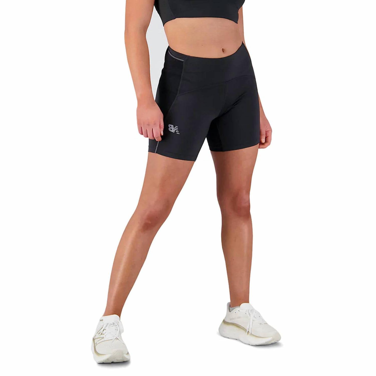 New Balance Impact Fitted Short Black - $54.00